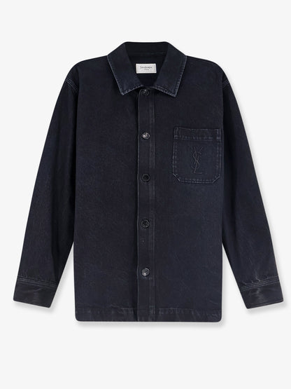 Cassandre black denim overshirt thumbnail