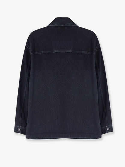 Cassandre black denim overshirt thumbnail