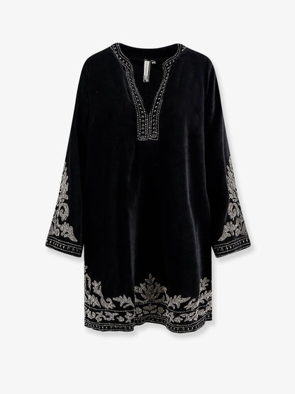 Signe velvet dress with studs thumbnail