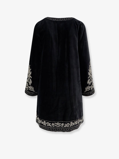 Signe velvet dress with studs thumbnail