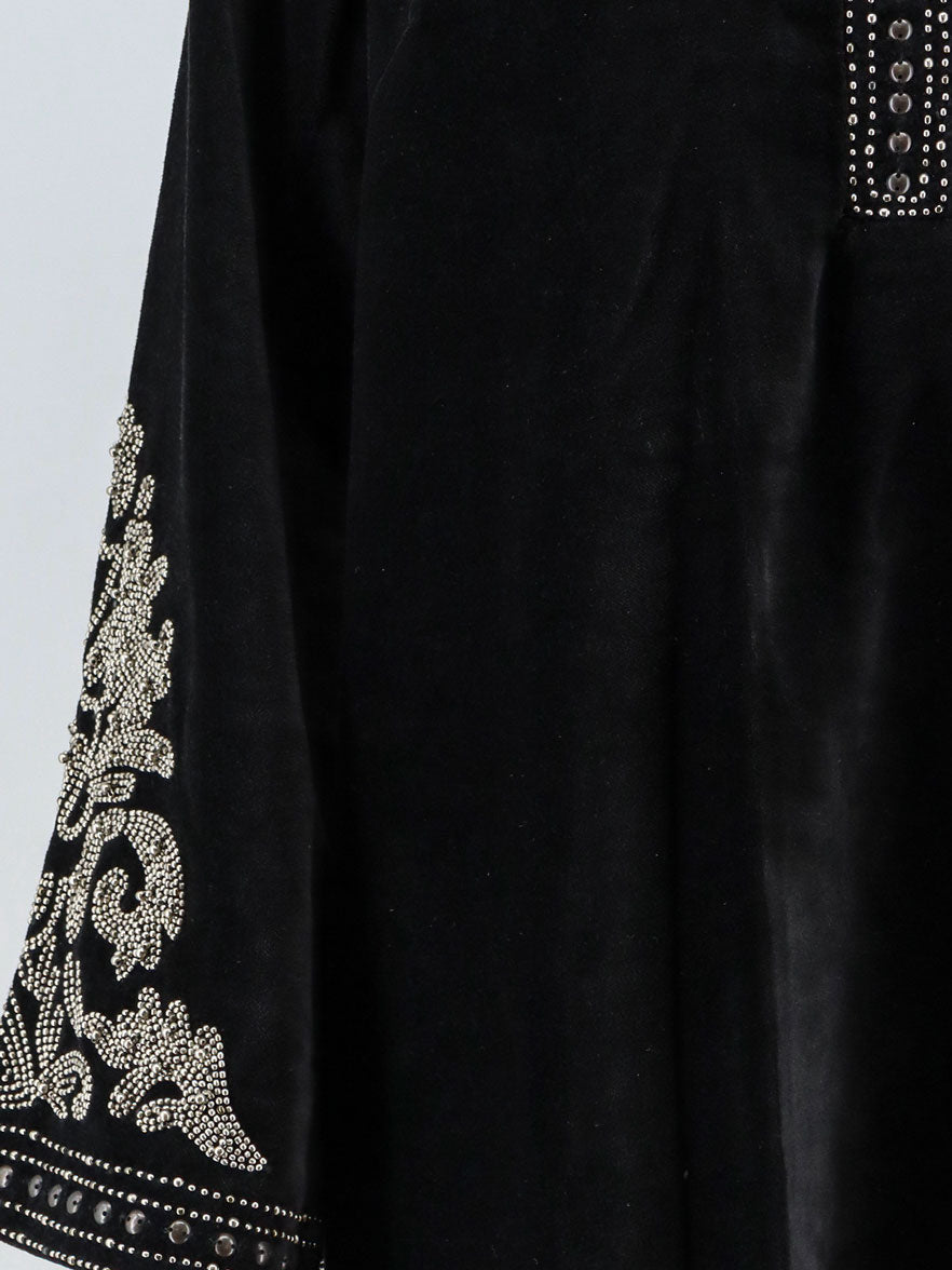 Signe velvet dress with studs