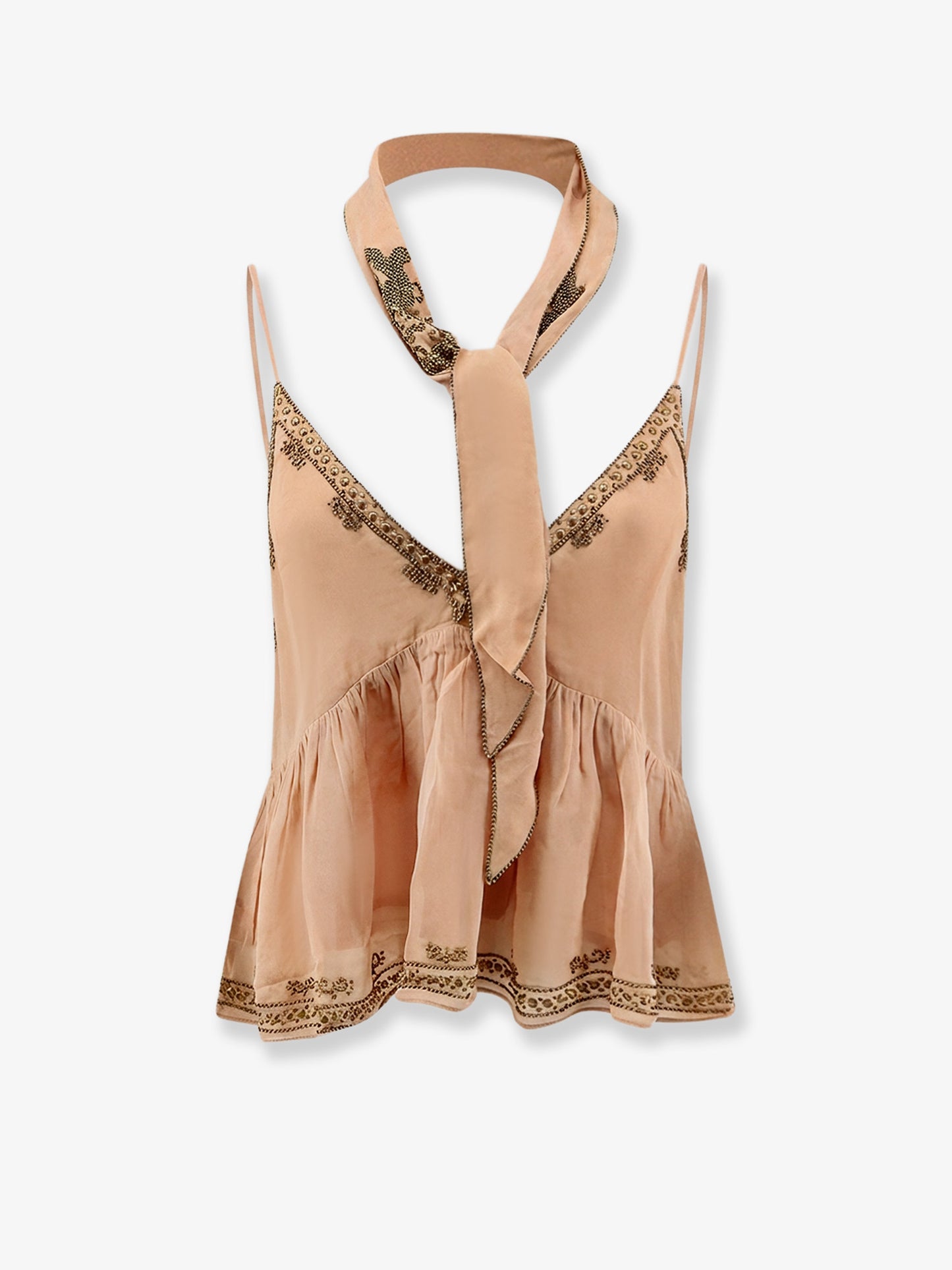 Hedvig viscose top with scarf