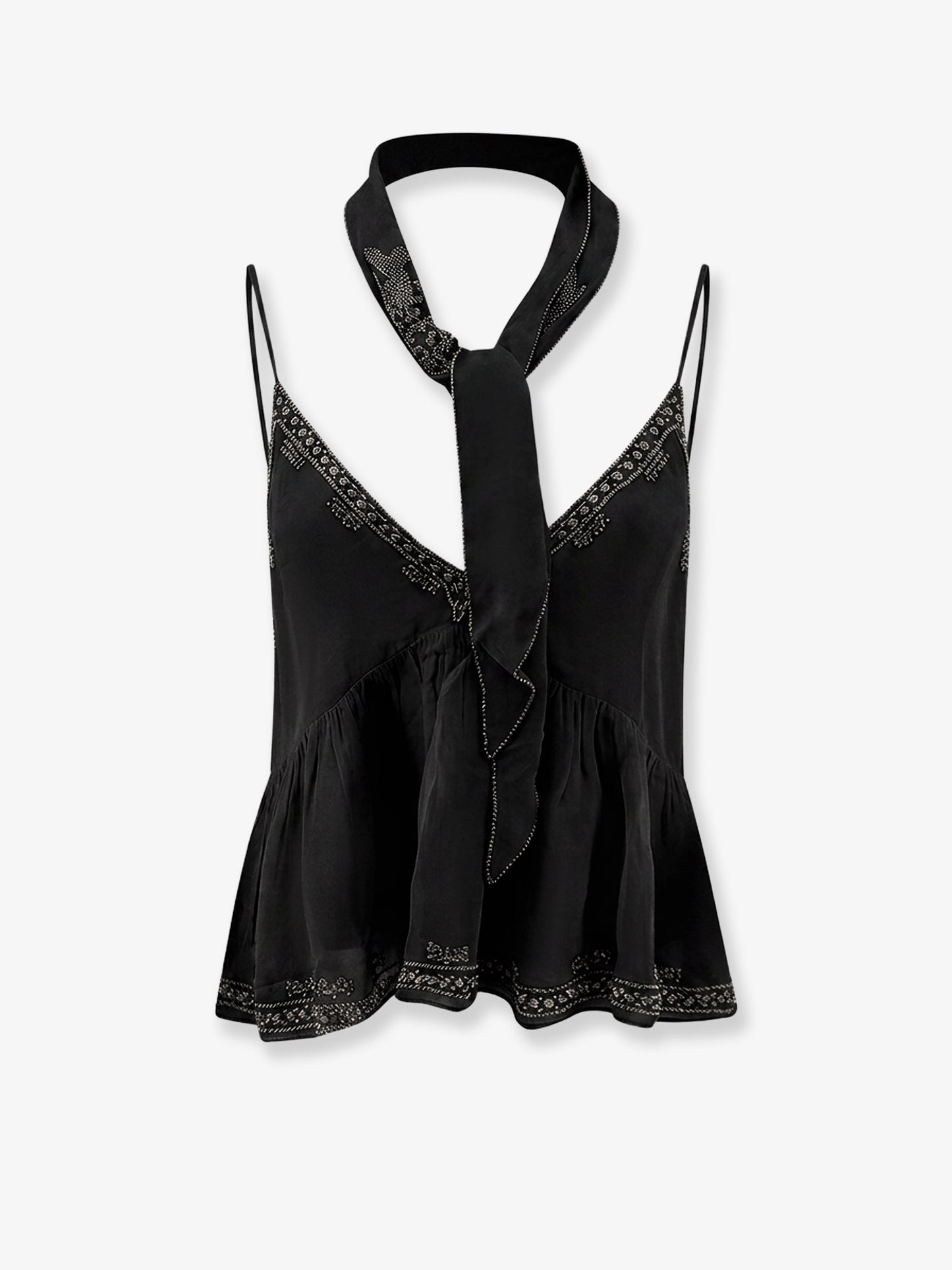 Hedvig viscose top with scarf