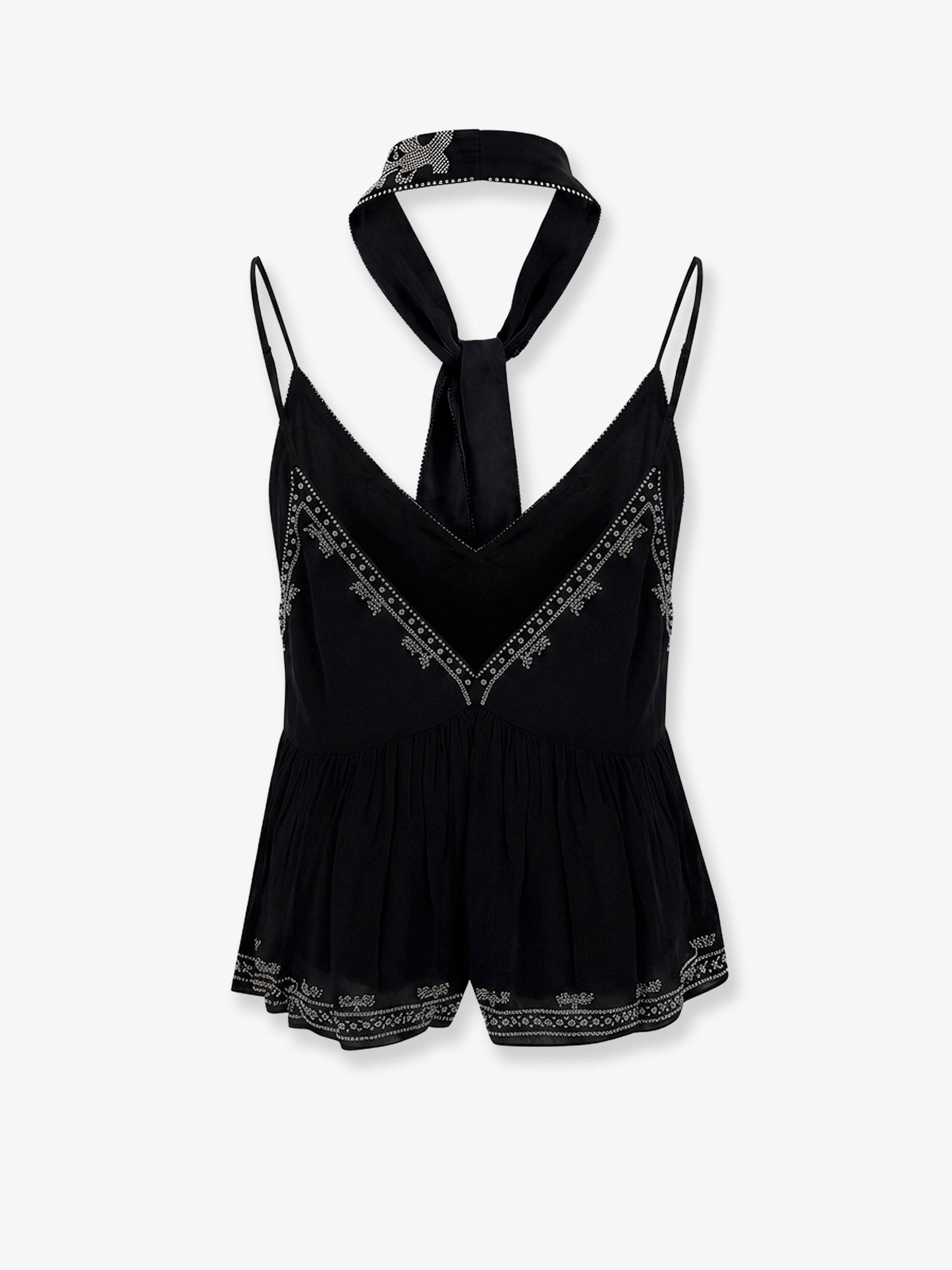 Hedvig viscose top with scarf