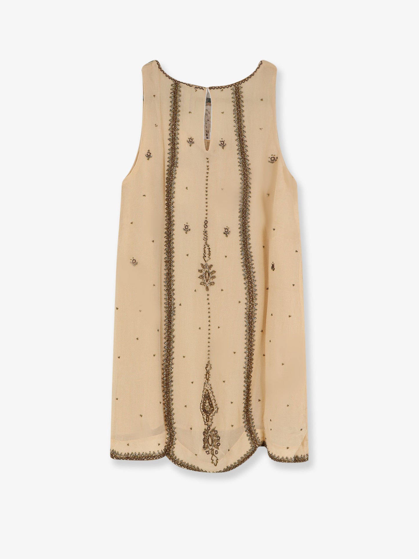 Anabel viscose dress with embroidery