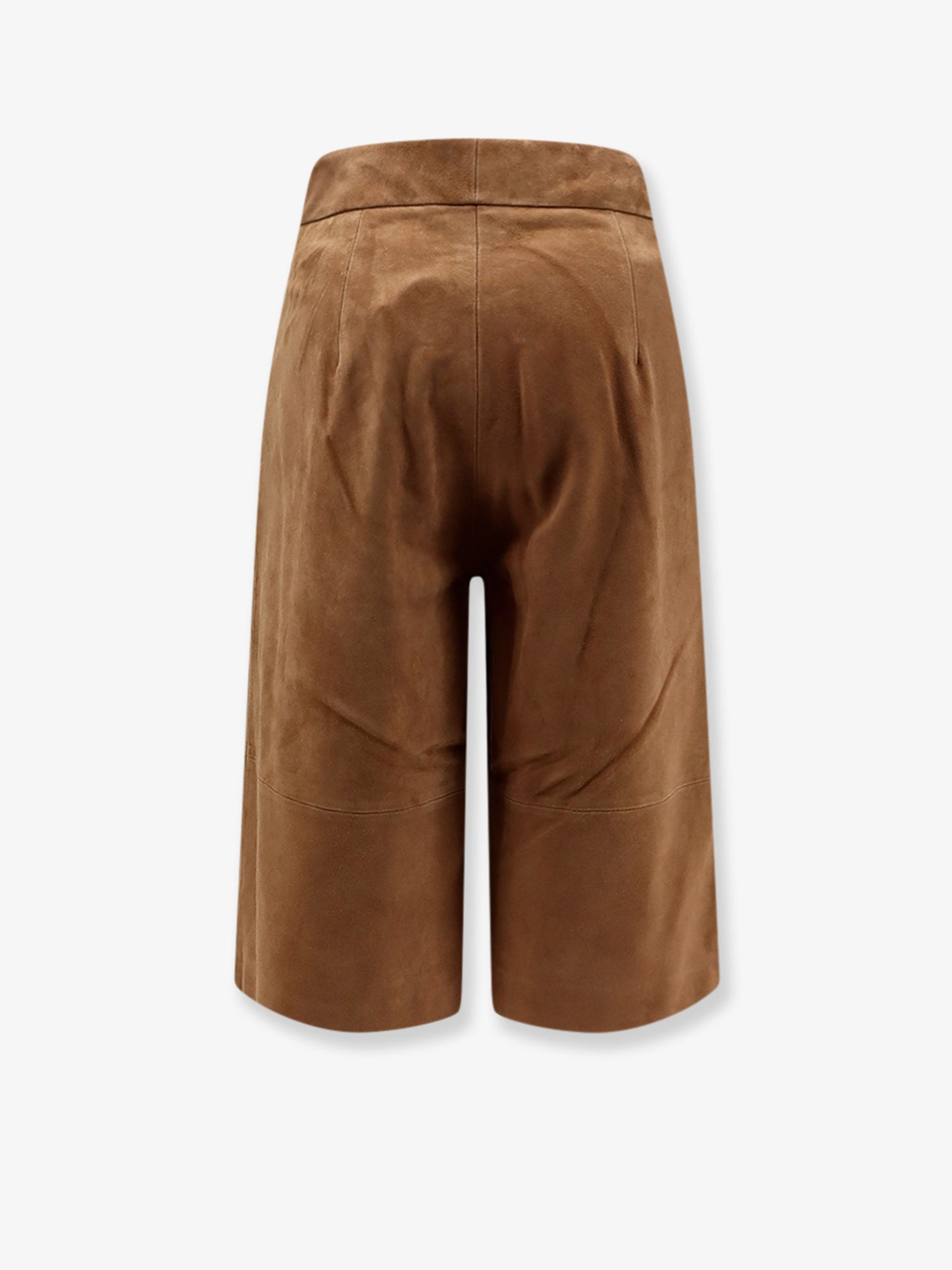 Inez suede bermuda shorts
