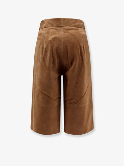 Inez suede bermuda shorts thumbnail