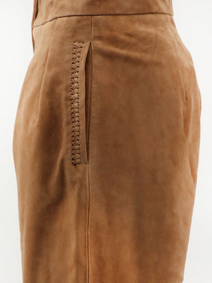 Inez suede bermuda shorts thumbnail