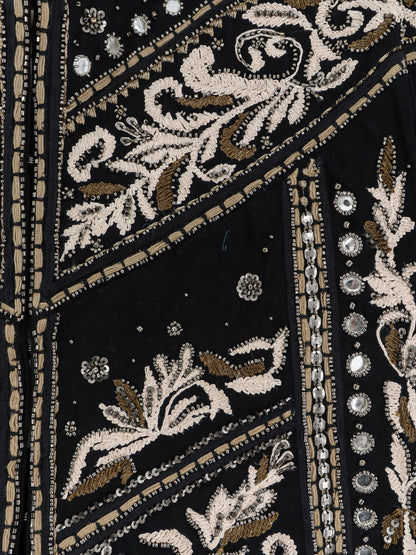 Blazer Tanika in cotone con ricami e paillettes all-over thumbnail