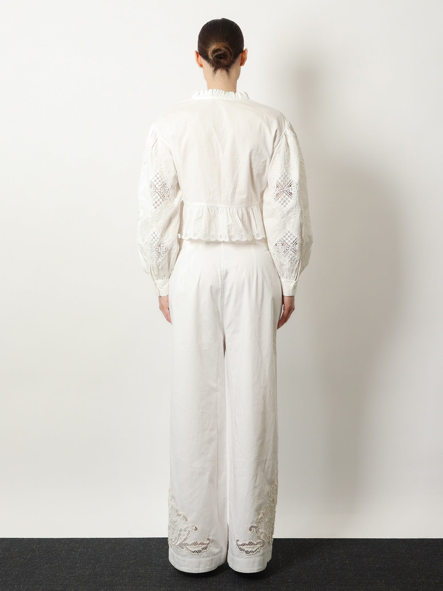 Yorken cotton shirt with embroidery