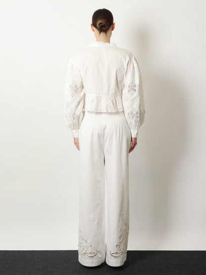Yorken cotton shirt with embroidery thumbnail