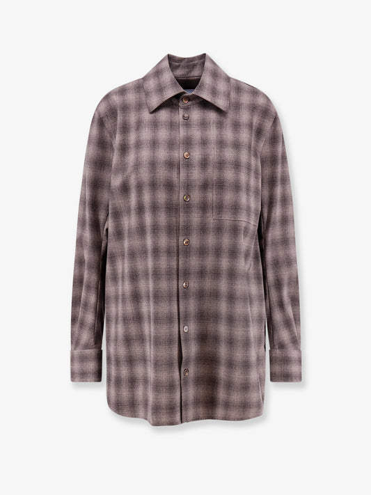 Tara merino virgin wool blend shirt
