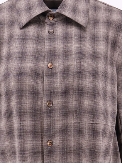 Camicia Tara in misto lana vergine merino thumbnail