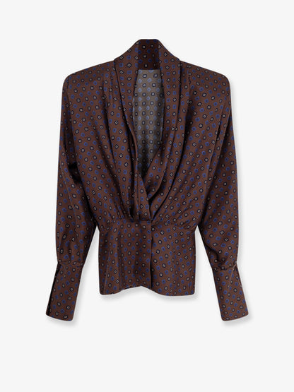 Narciso printed silk shirt thumbnail