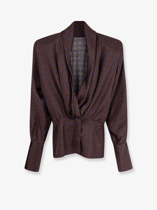Narciso printed silk shirt