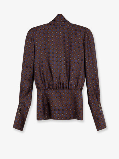 Narciso printed silk shirt thumbnail