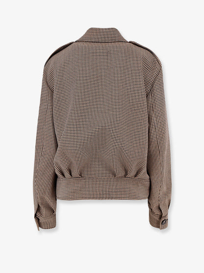 Cris wool jacket with houndstooth pattern thumbnail