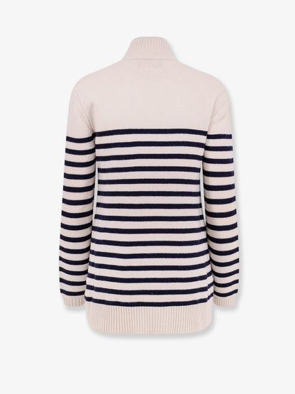 Virgin wool and cashmere blend Sofy sweater with striped pattern thumbnail