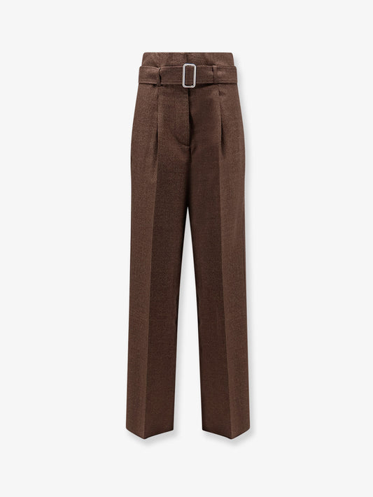 Irony virgin wool trousers
