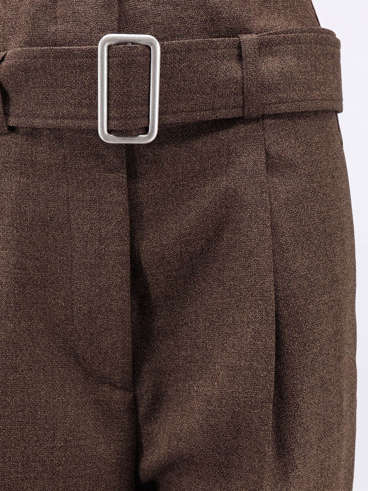 Irony virgin wool trousers