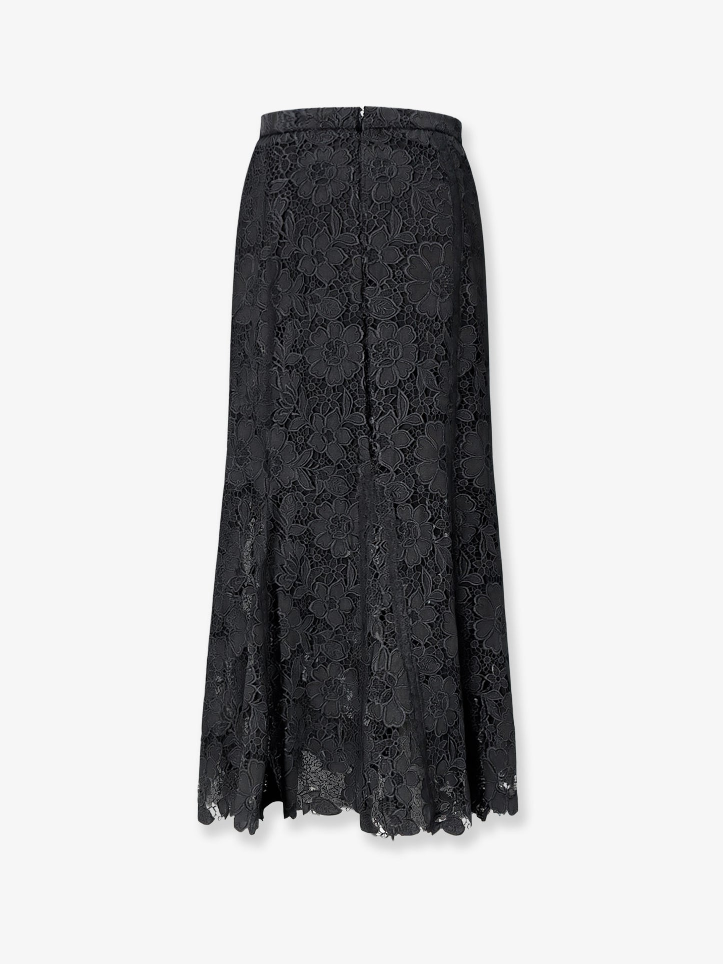 Lace midi skirt