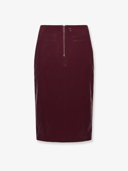 Vinyl midi skirt thumbnail