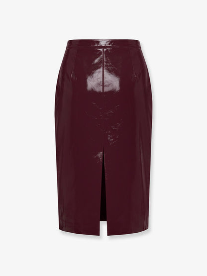 Vinyl midi skirt thumbnail