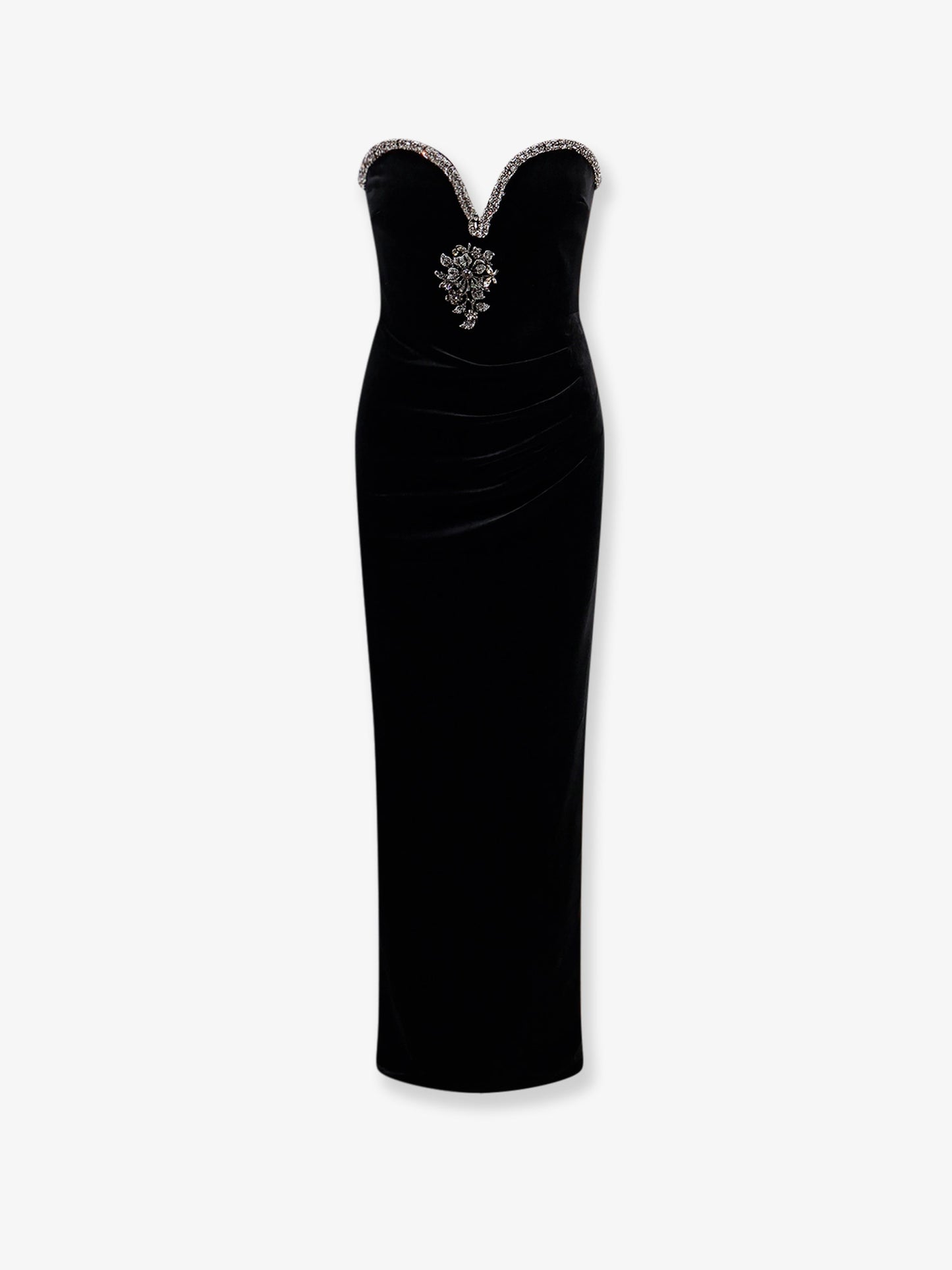 Velvet long dress
