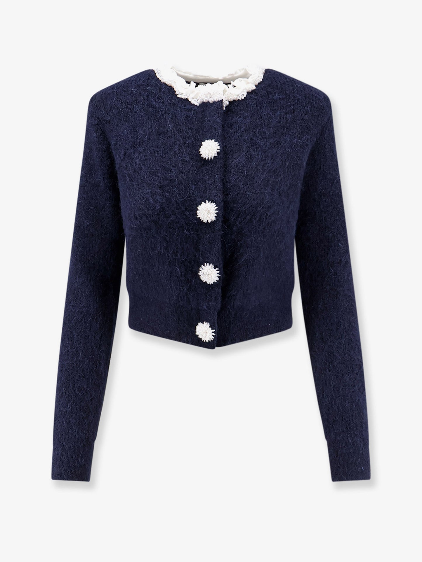Cardigan con bottoni Flower Pearl