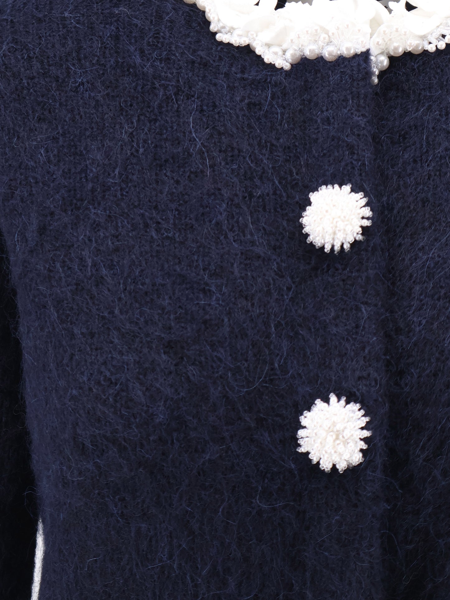 Cardigan con bottoni Flower Pearl