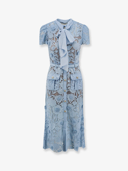 Lace dress with belt thumbnail