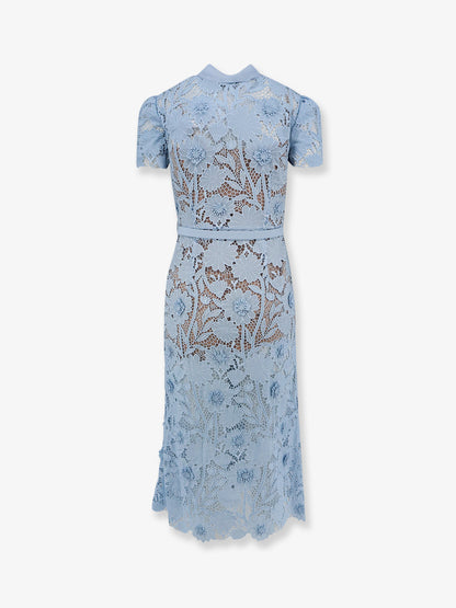 Lace dress with belt thumbnail