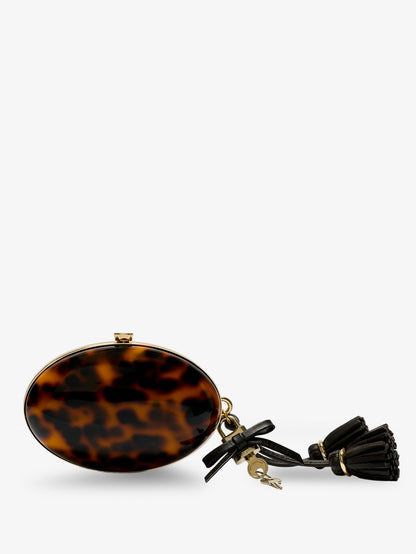 Oval resin clutch bag thumbnail