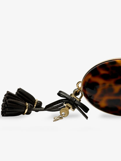 Oval resin clutch bag thumbnail