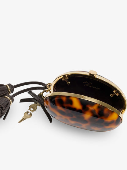 Oval resin clutch bag thumbnail