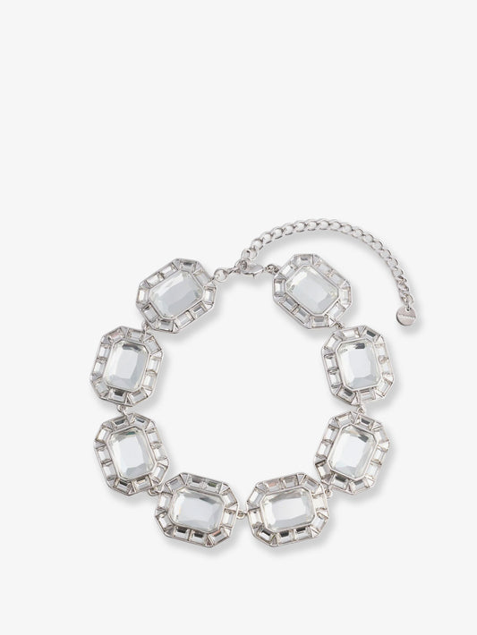 Silver Crystal Necklace