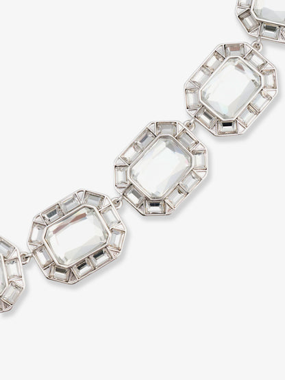 Silver Crystal Necklace thumbnail