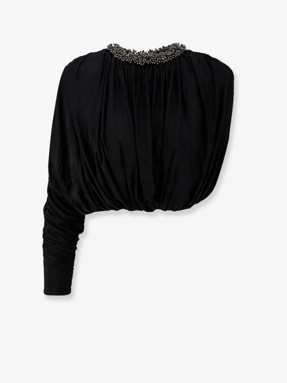 Jerset top with asymmetric sleeves thumbnail