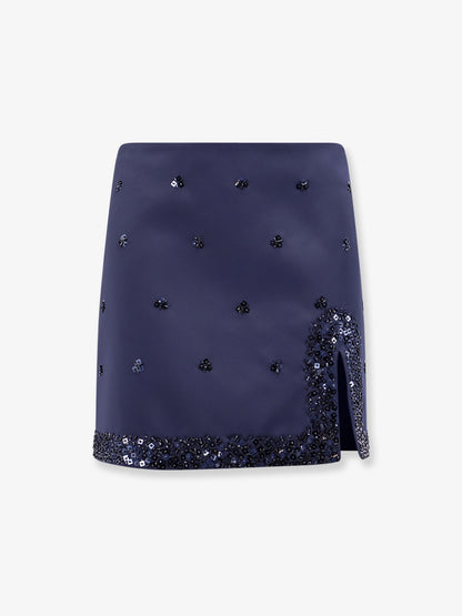 Mini skirt with sequins and rhinestones thumbnail