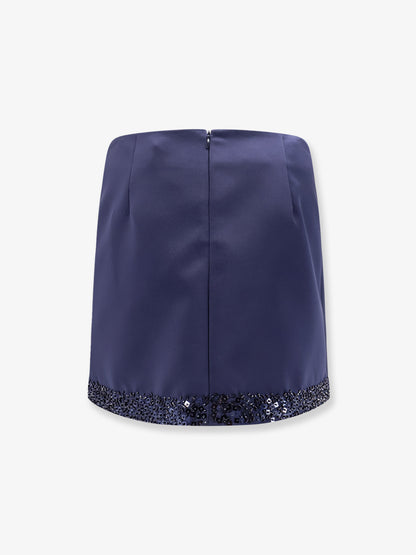 Mini skirt with sequins and rhinestones thumbnail