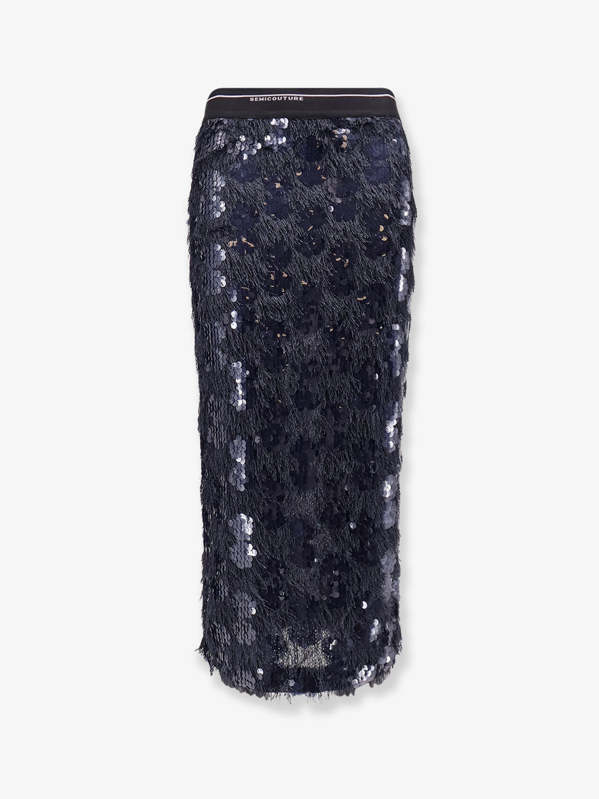 Midi Skirt with sequins and rhinestones