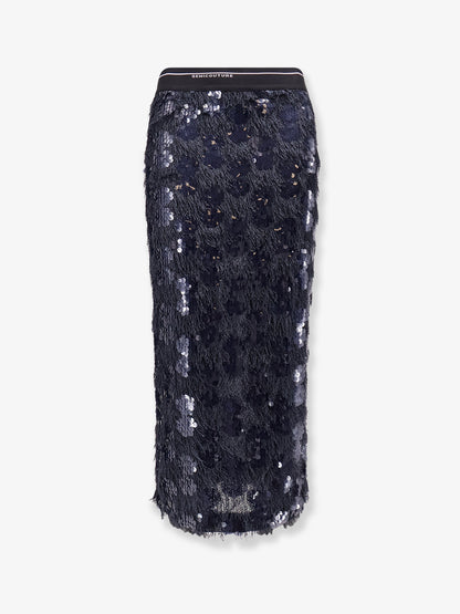 Midi Skirt with sequins and rhinestones thumbnail