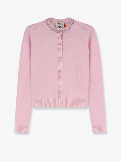 Hennie wool and cashmere cardigan with rhinestone detail thumbnail