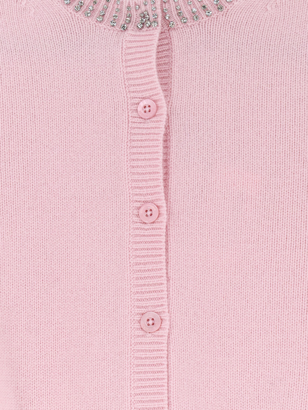 Hennie wool and cashmere cardigan with rhinestone detail