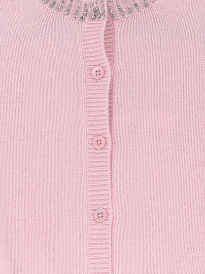 Hennie wool and cashmere cardigan with rhinestone detail thumbnail