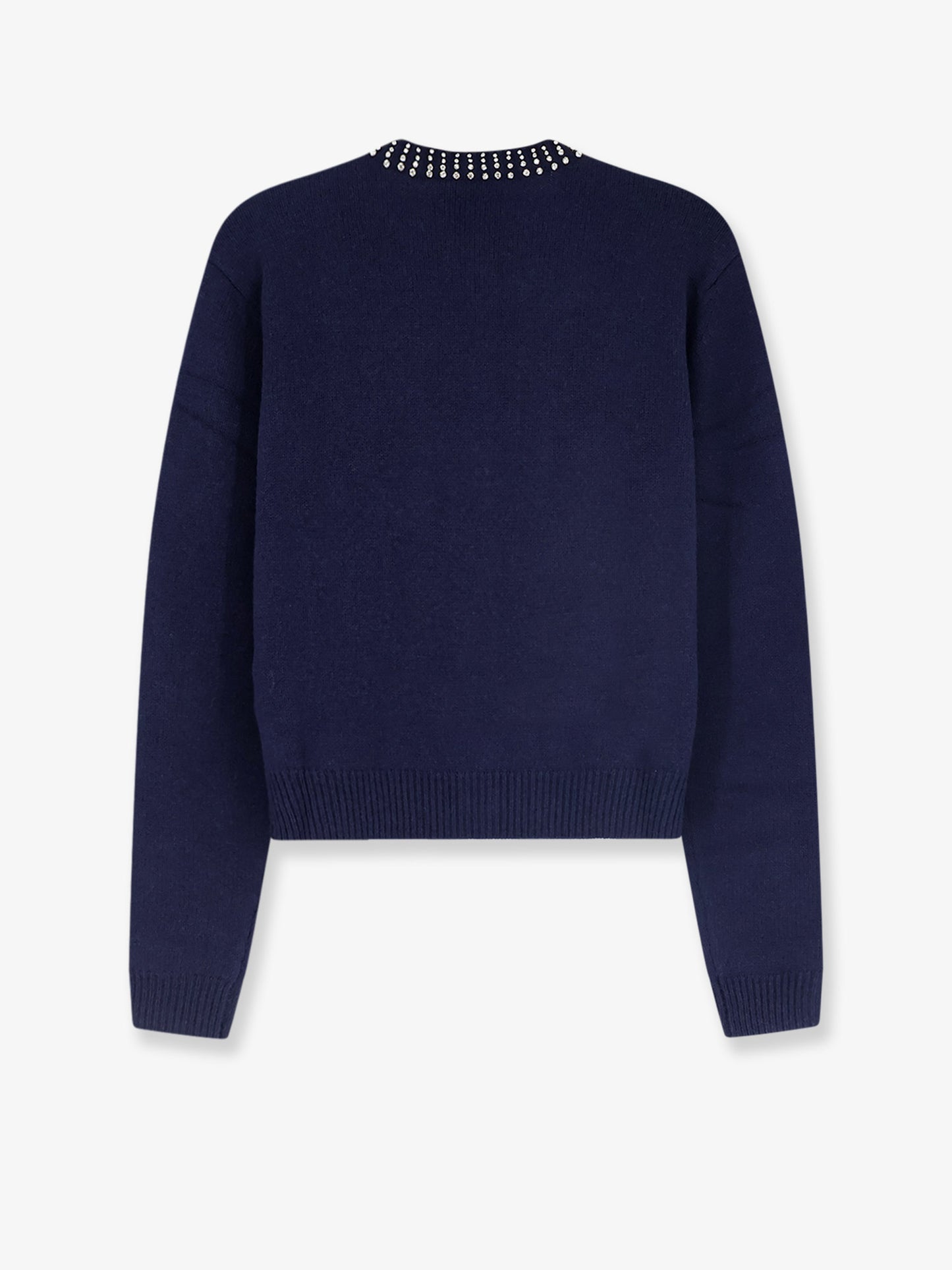 Hennie wool and cashmere cardigan with rhinestone detail