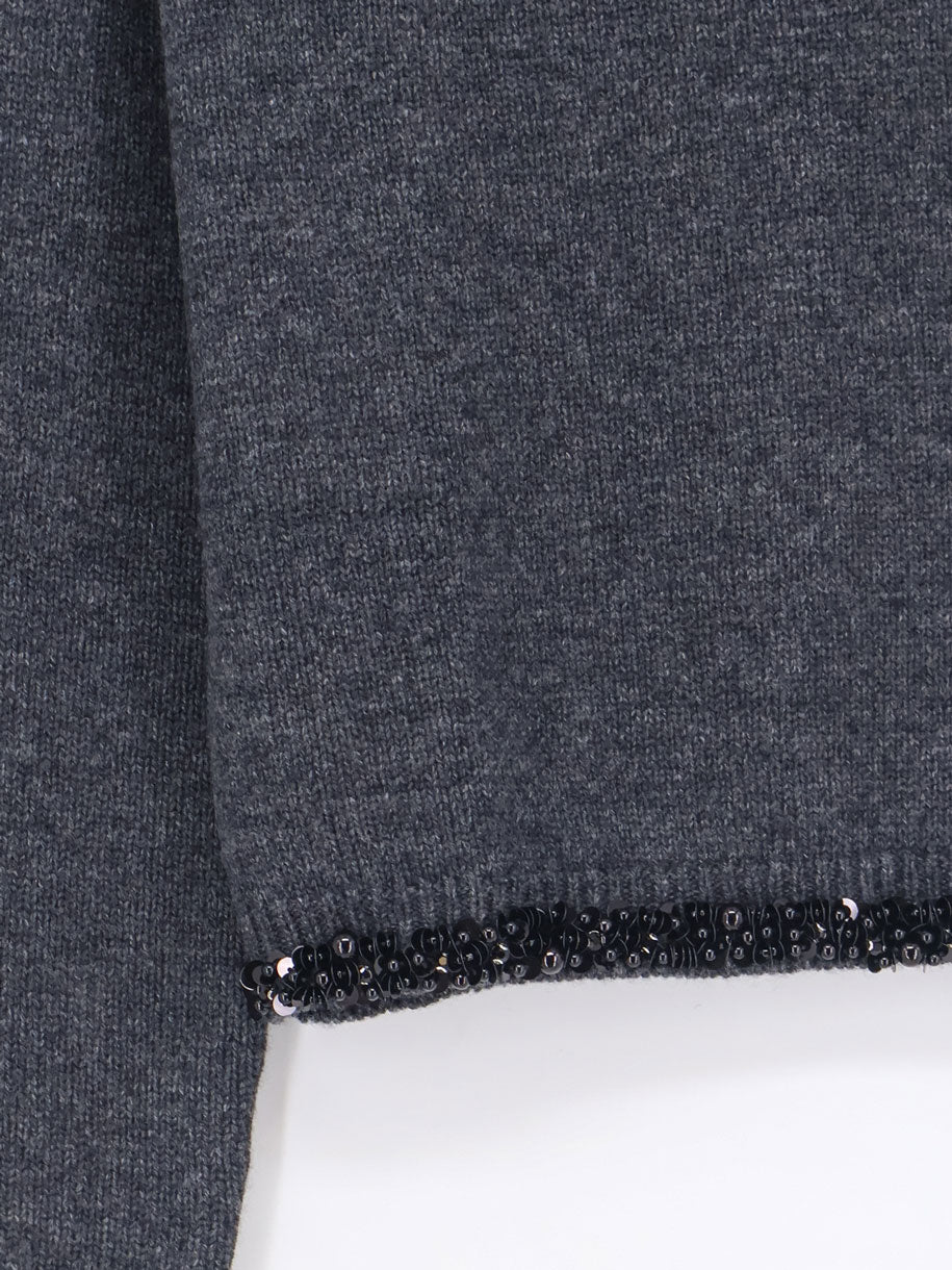 Virgin wool and cashmere sweater