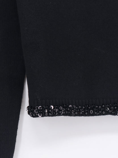 Virgin wool and cashmere sweater thumbnail