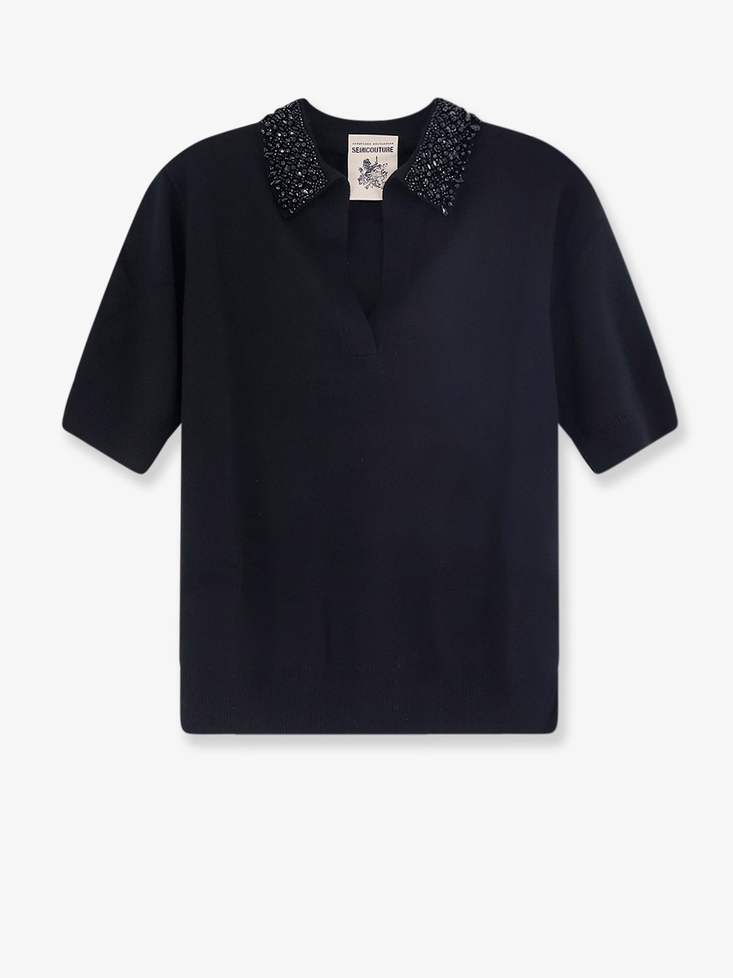 Polo virgin wool and cashmere blend shirt