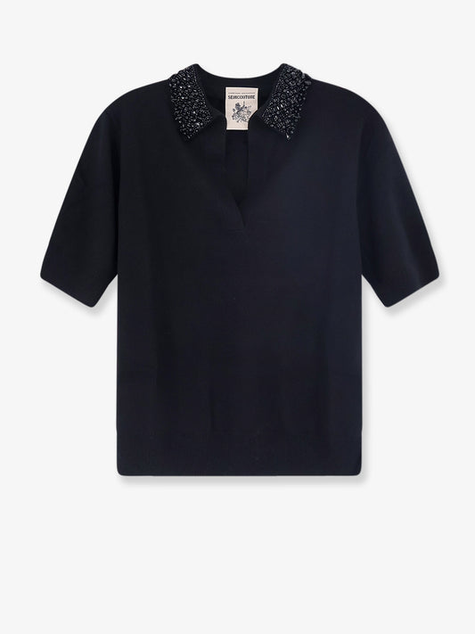 Polo virgin wool and cashmere blend shirt